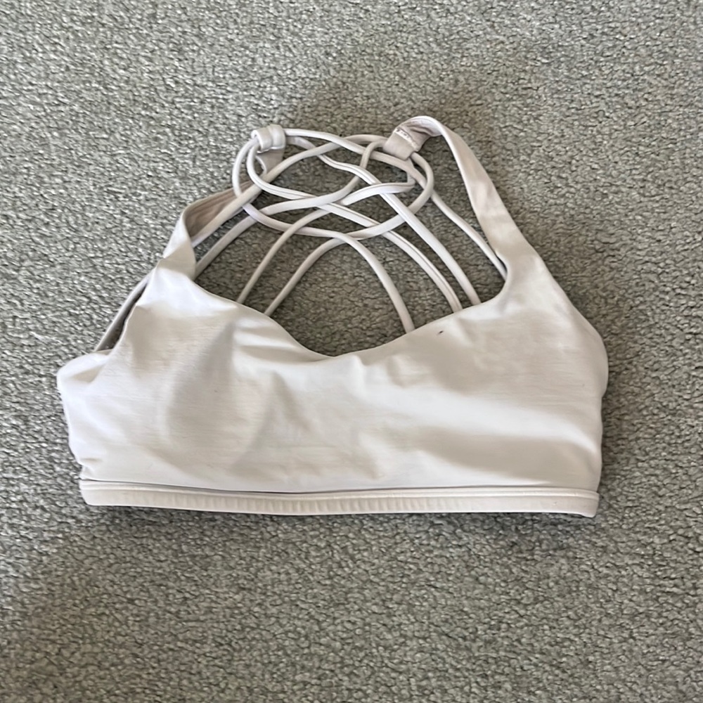 lululemon white sports bra